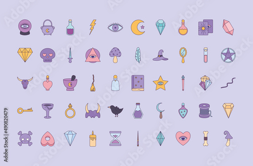 fifty magic icons