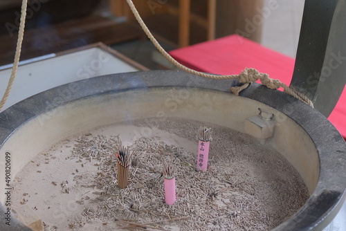 Incense at the temple