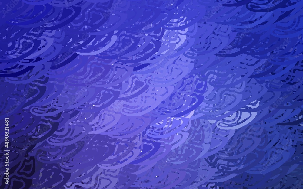 Fototapeta premium Light Purple vector texture with abstract poly forms.