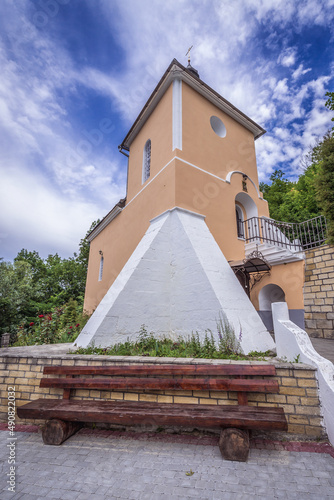 One of a sacral buildings in St John the Theologian Monastery in Khreshchatyk village in Ukraine photo