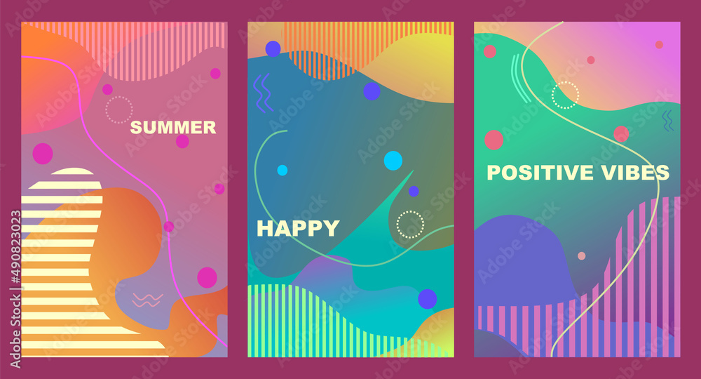 a set of sales banner template designs on a bright and cheerful background. suitable for advertising sales, discounts, and presentations.