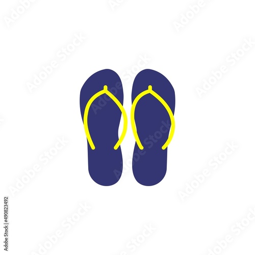 flip-flops icon vector design templates
