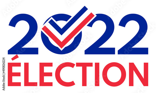 french presidential election 2022, vector banner or social media post template
