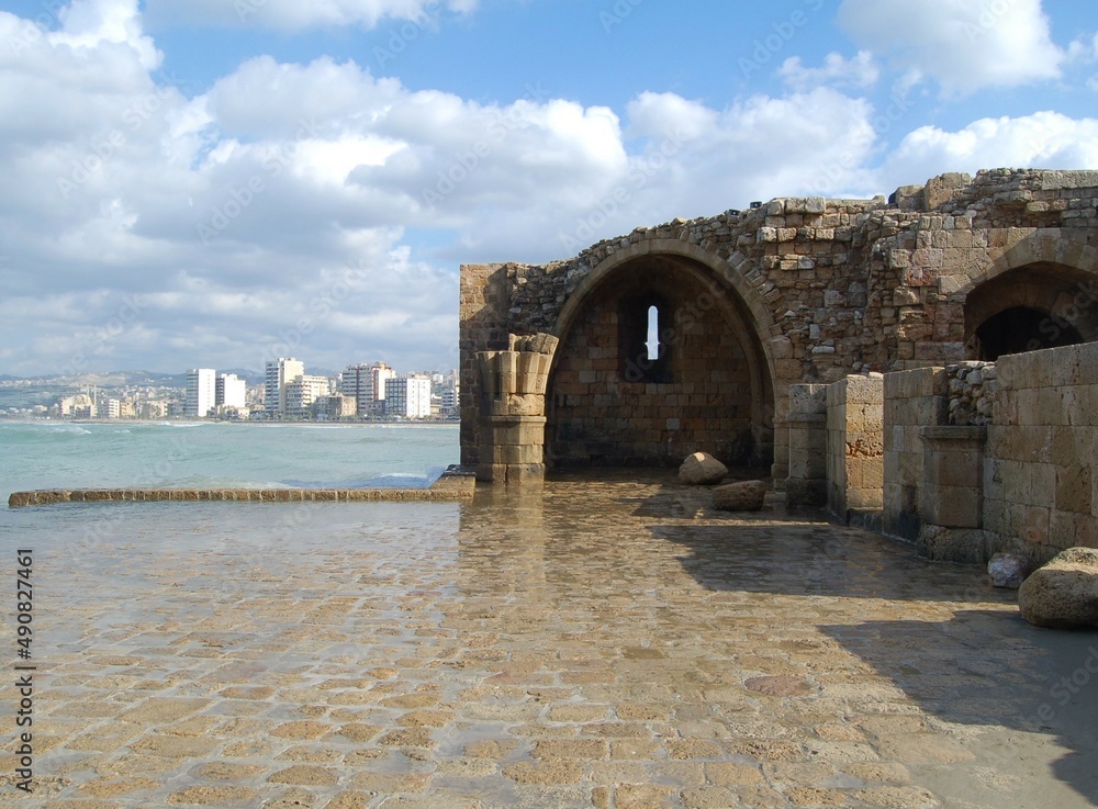 Lebanese ancient port, sea level