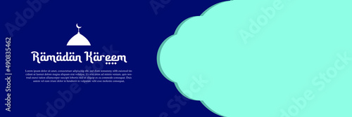 Ramadan kareem design banner