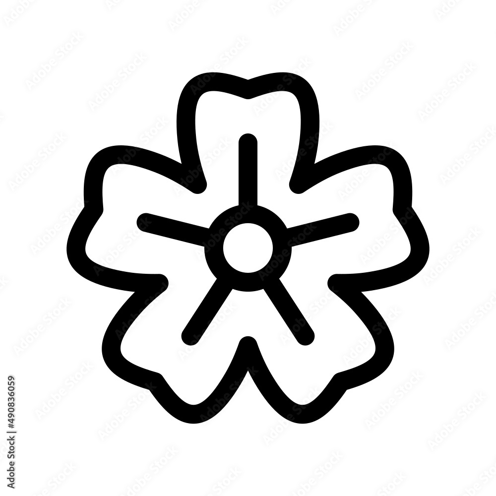 Sakura Icon Vector Illustration Sakura Icon Vector Illustration