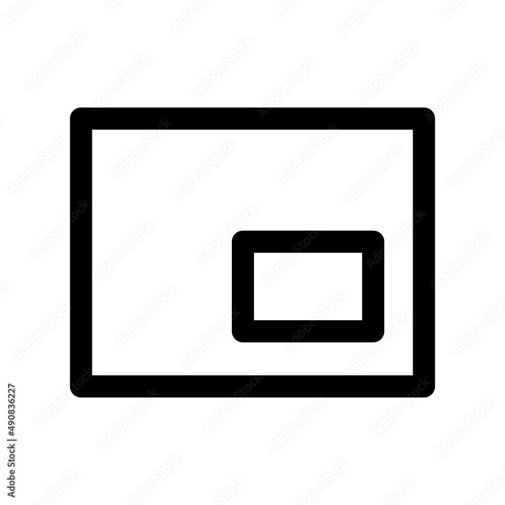 Mini Player Icon Vector Illustration Mini Player Icon Vector Illustration