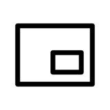 Mini Player Icon Vector Illustration