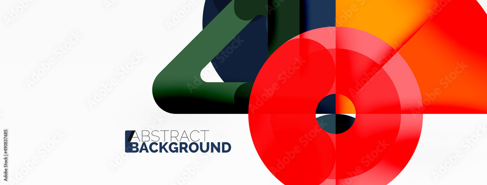 Creative geometric wallpaper. Circles, lines background. Business template for wallpaper, banner, background or landing Creative geometric wallpaper. Circles, lines background. Business template for wallpaper, banner, background or landing