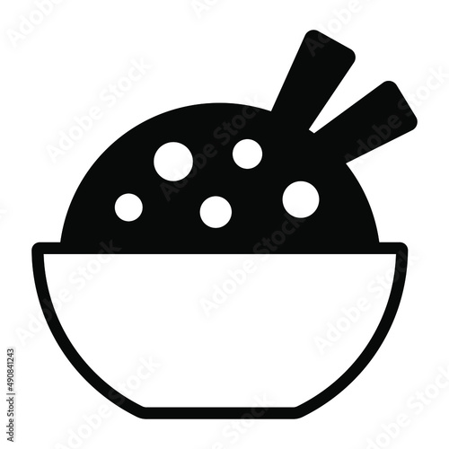 pilaf vector Line Icon. Simple Creative vector Line Icon
