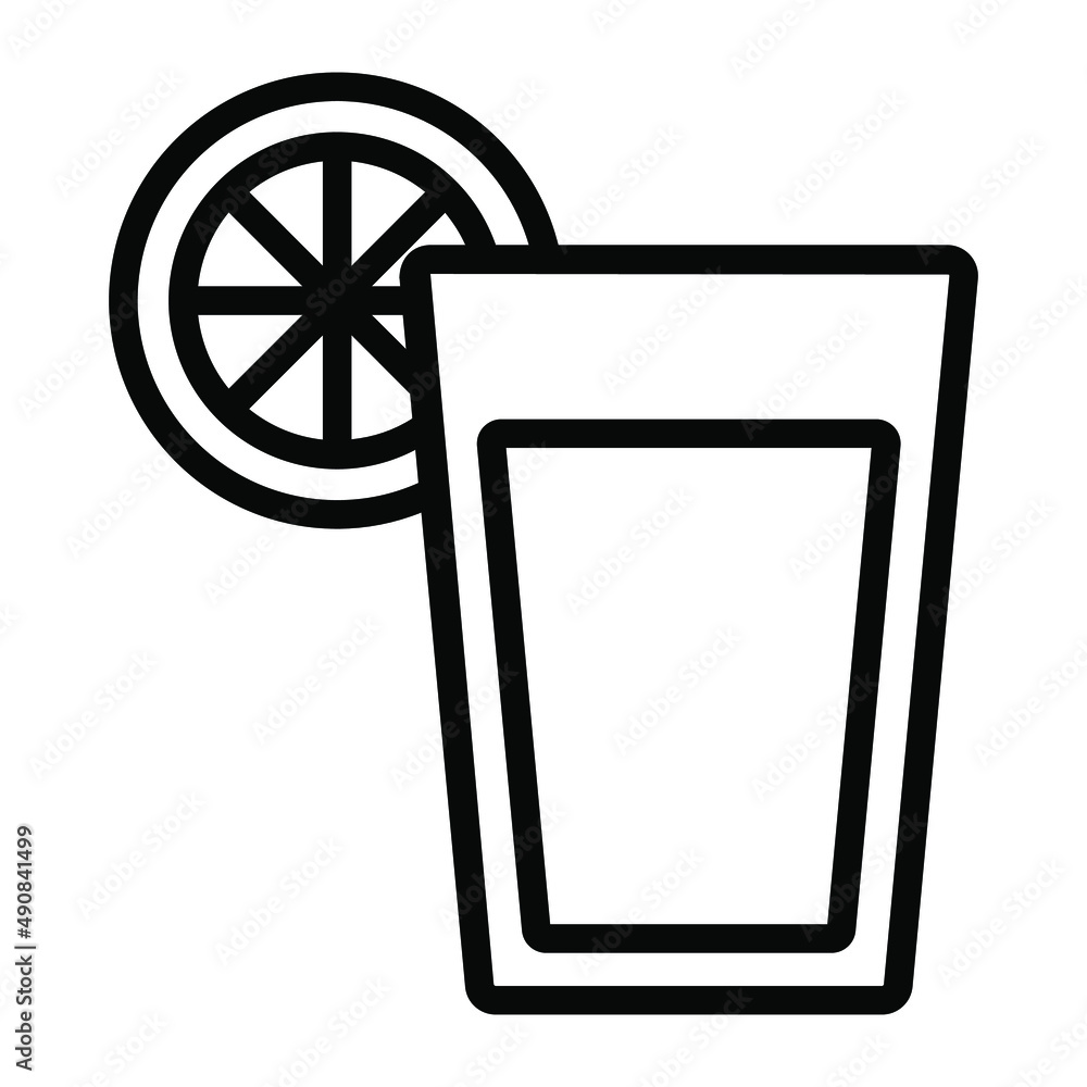 juice vector Line Icon. Simple Creative vector Line Icon juice vector Line Icon. Simple Creative vector Line Icon