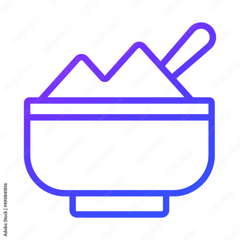 rice vector Line Icon. Simple Creative vector Line Icon rice vector Line Icon. Simple Creative vector Line Icon