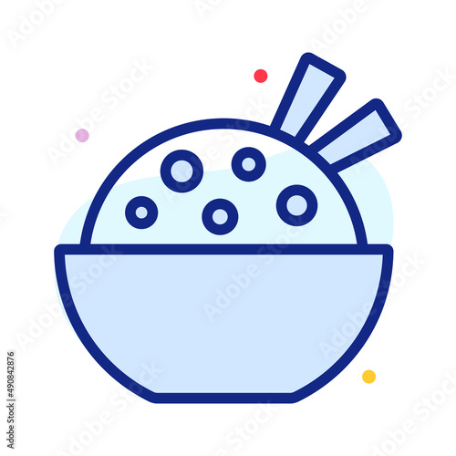 pilaf vector Line Icon. Simple Creative vector Line Icon