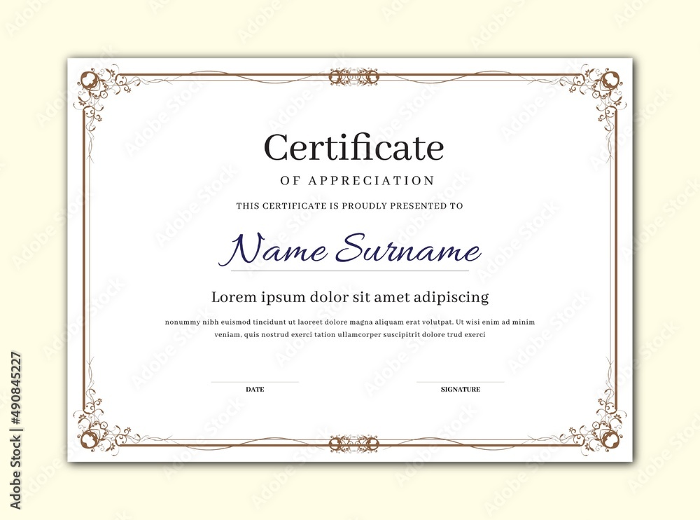 vintage-a4-size-certificate-border-and-frame-design-stock-vector