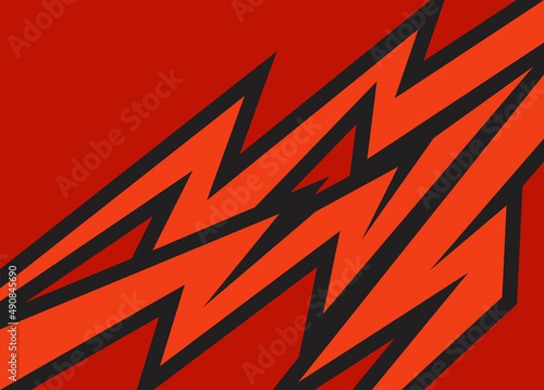 Abstract background with sharp and zigzag line pattern