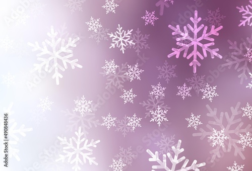 Light Purple vector layout in New Year style.