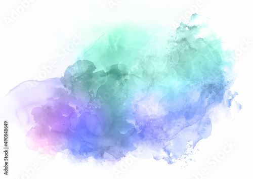 Abstract watercolour background design photo