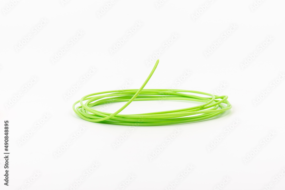 Naklejka premium color plastic filament for printing on a 3D printer