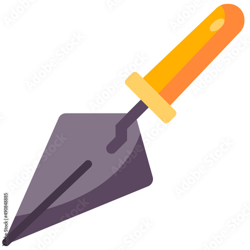 trowel flat icon