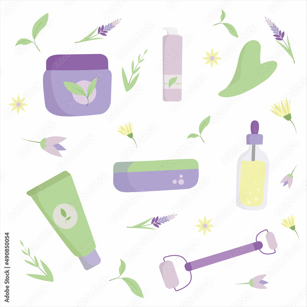 set of facial skin care set of facial skin care