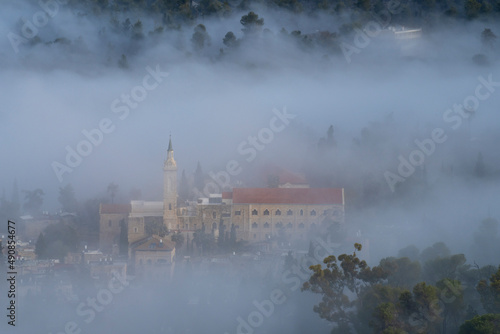 A Foggy Morning in Jerusalem, Israel