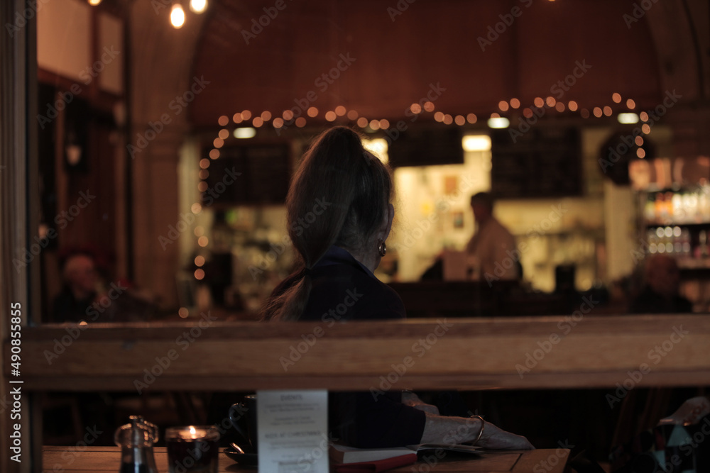Woman in a Cafe