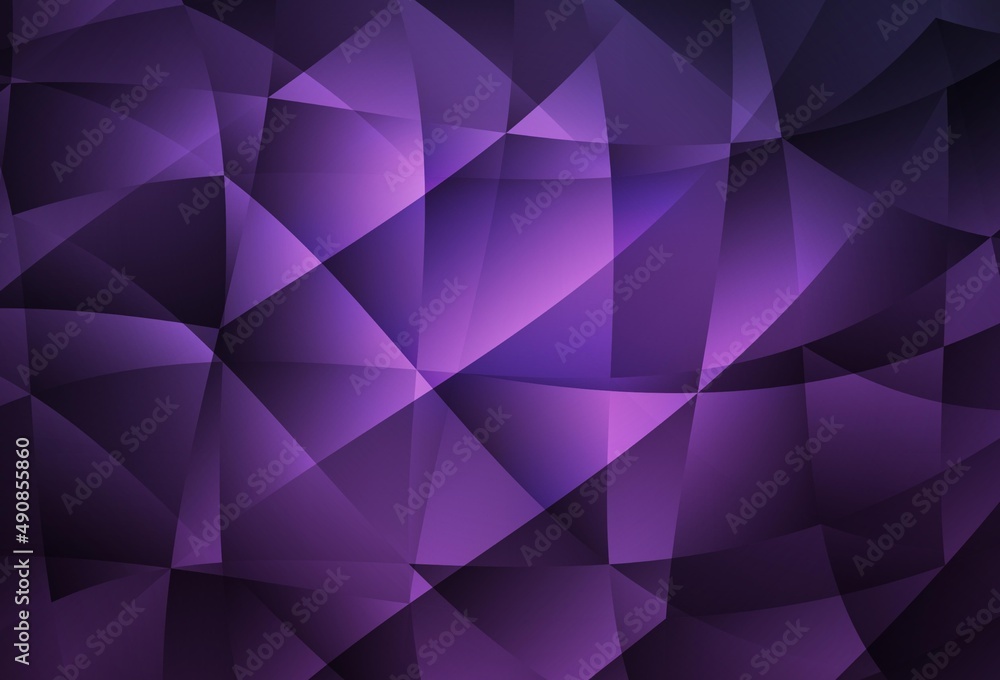 Dark Purple vector abstract mosaic pattern. Dark Purple vector abstract mosaic pattern.