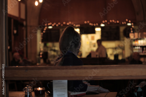 Woman in a Cafe