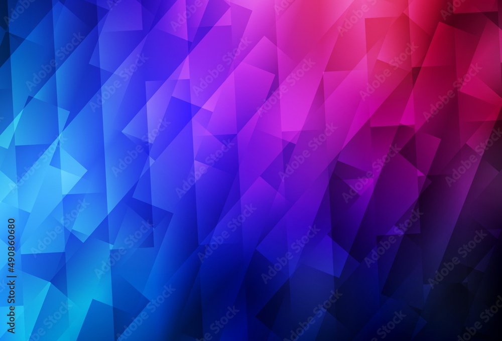 Dark Blue, Red vector background in polygonal style. Dark Blue, Red vector background in polygonal style.