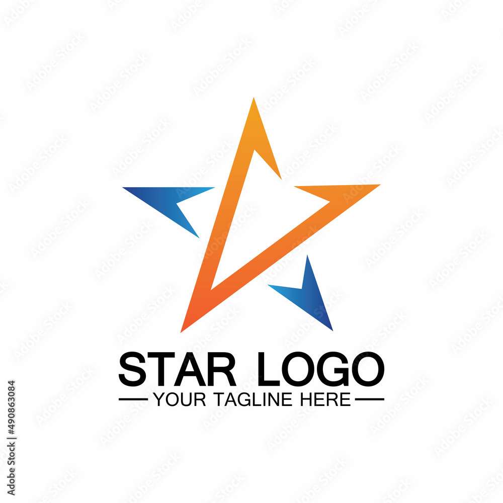 star logo template vector icon illustration design-vector star logo template vector icon illustration design-vector