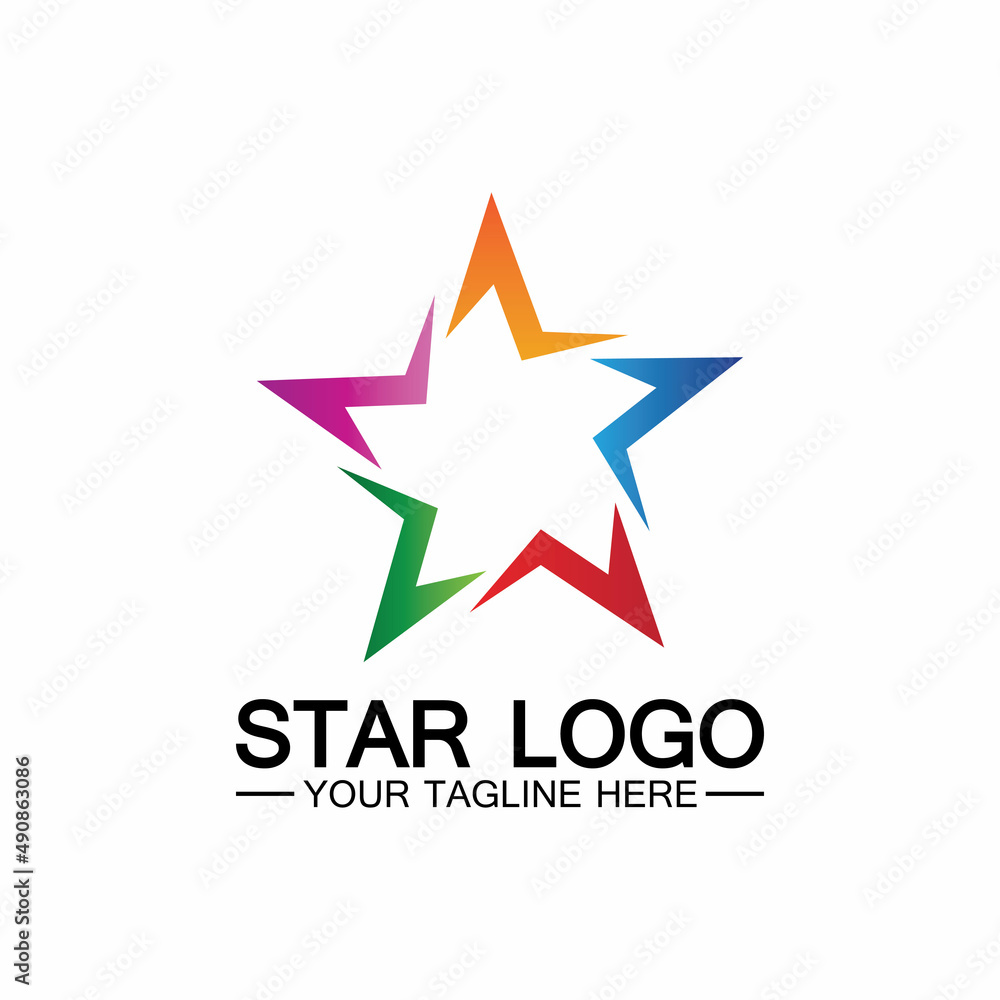 star logo template vector icon illustration design-vector star logo template vector icon illustration design-vector