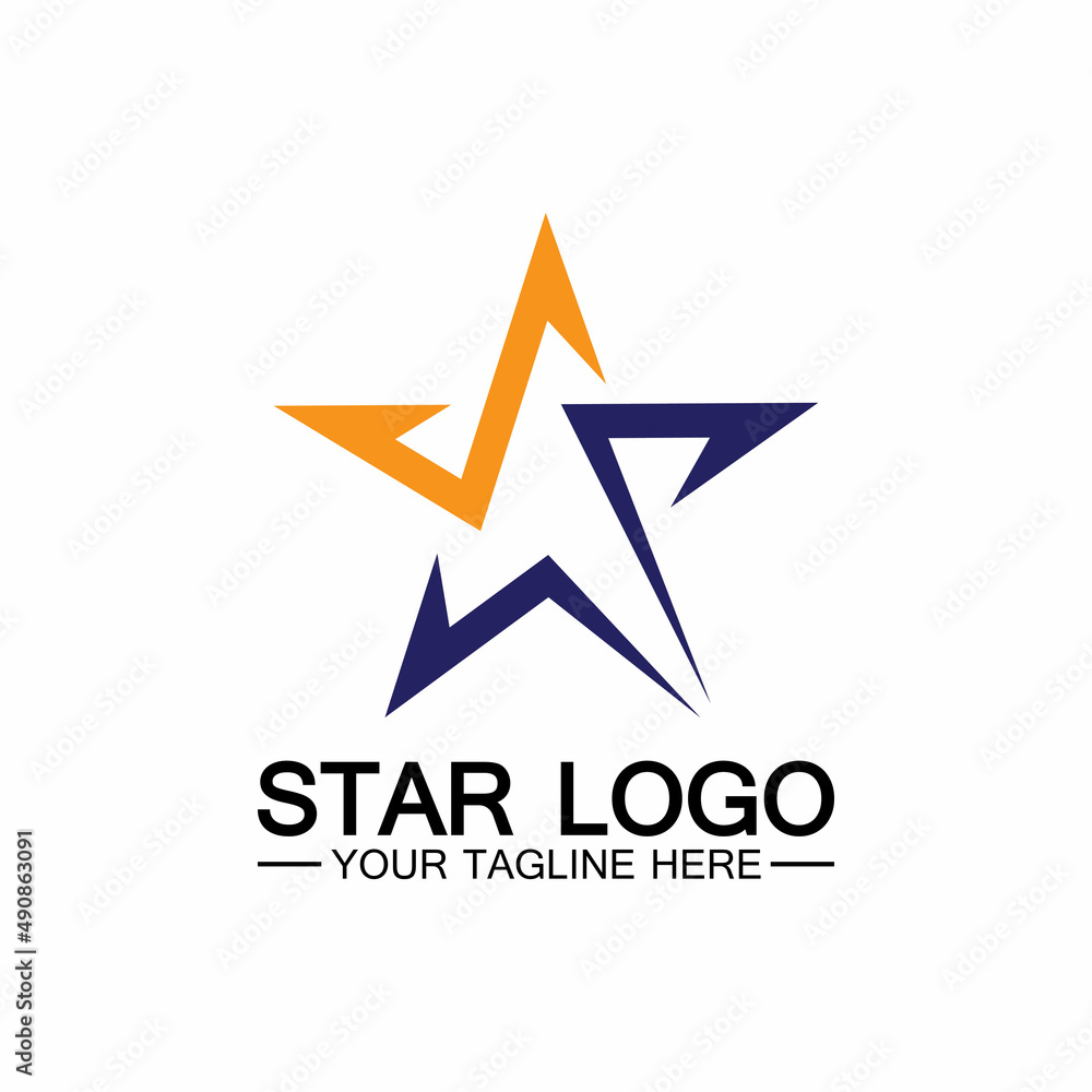 star logo template vector icon illustration design-vector star logo template vector icon illustration design-vector