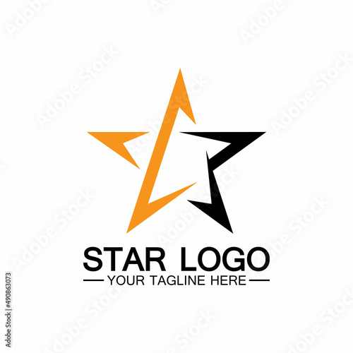 star logo template vector icon illustration design-vector © Sunar