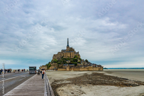 "Mont Saint-Michel and its Bay" in France, a UNESCO World Heritage Site 