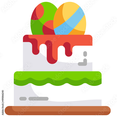 cake flat icon