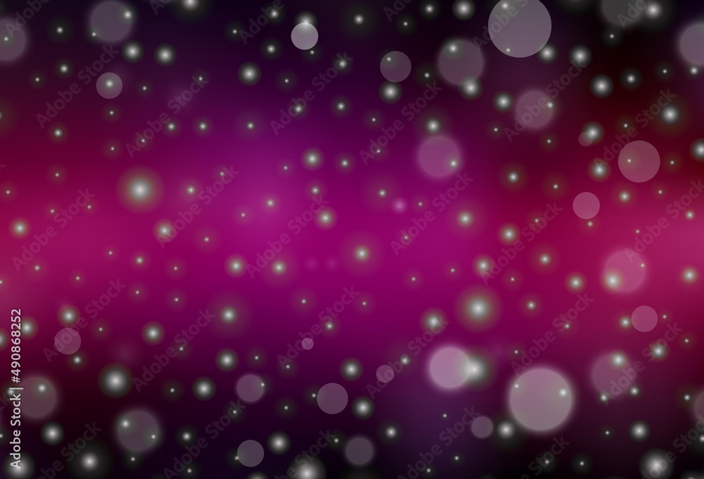 Obraz premium Dark Pink vector template in carnival style.