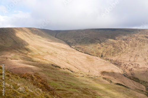 Brecon Beacons landscape  Powys  Wales
