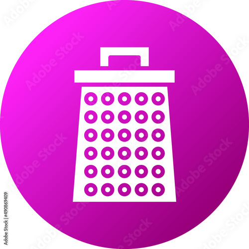 Cheese Grater Icon Style