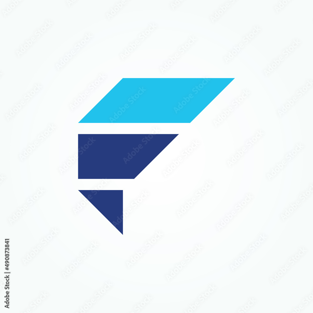 Letter F Initial vector design illustration Letter F Initial vector design illustration