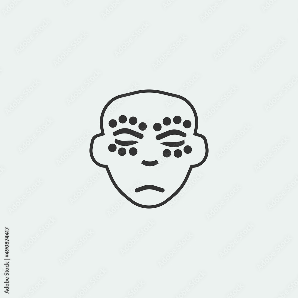 Facial plastic surgery icon
