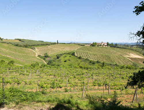 View of rural landscape in Tuscany