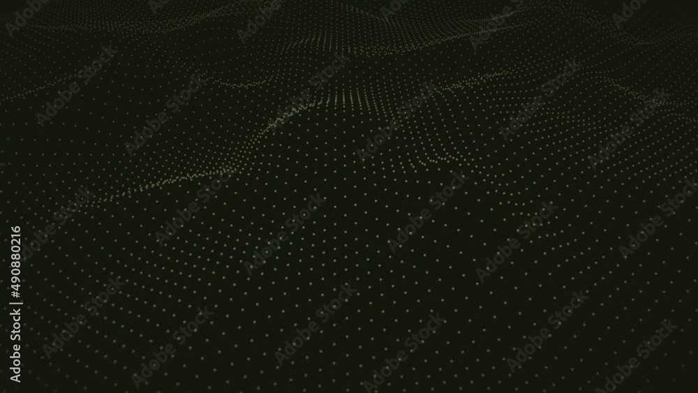 Old grunge wavy dotted texture. Abstract surface wave. Seamless loop. Cyber digital landscape backdrop. 3D animation. UHD 4K. For use as a cool background for titles, videos, animations, presentation Old grunge wavy dotted texture. Abstract surface wave. Seamless loop. Cyber digital landscape backdrop. 3D animation. UHD 4K. For use as a cool background for titles, videos, animations, presentation