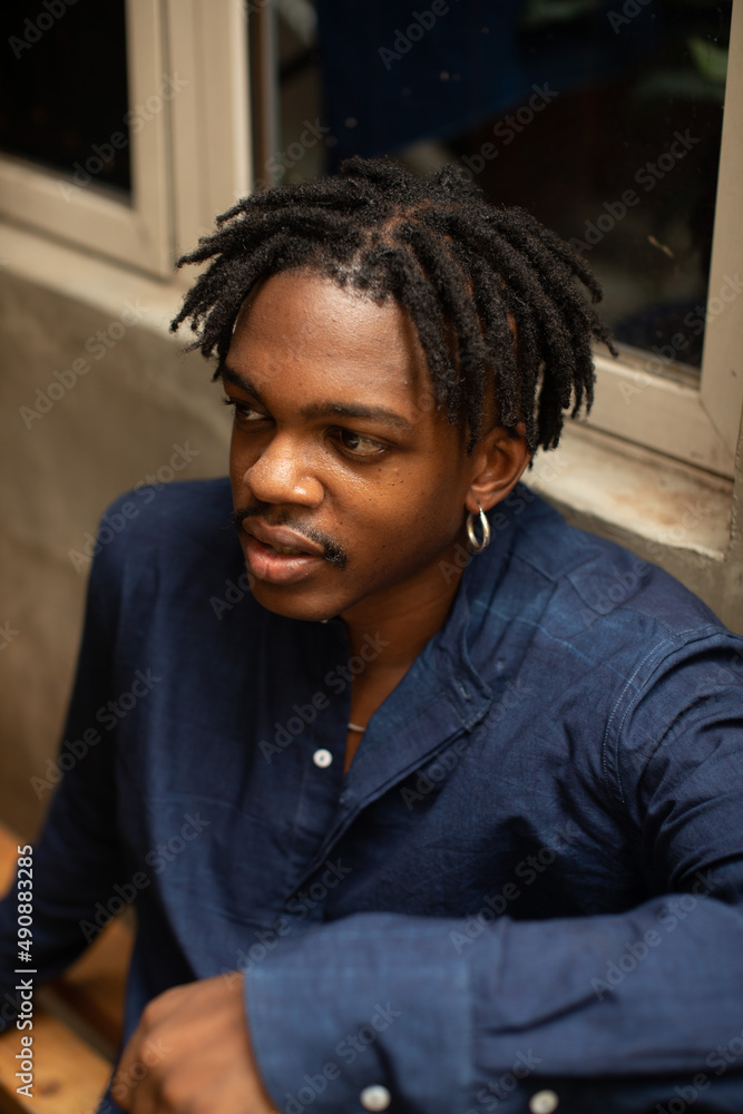 Young male african entrepreneur designer Young male african entrepreneur designer