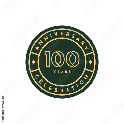 100 Years anniversary celebration design