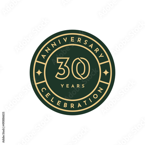 30 Years anniversary celebration design