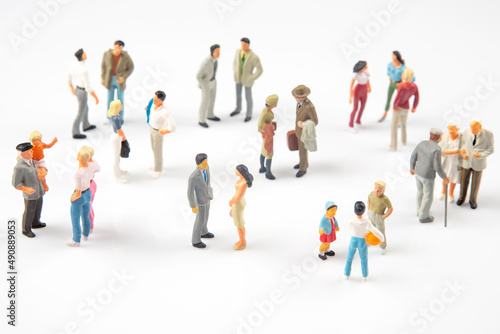 Εκτύπωση καμβά miniature people