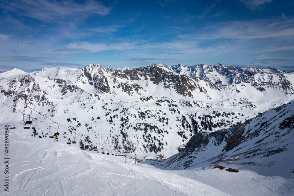 Ski region Obertauern, Austria