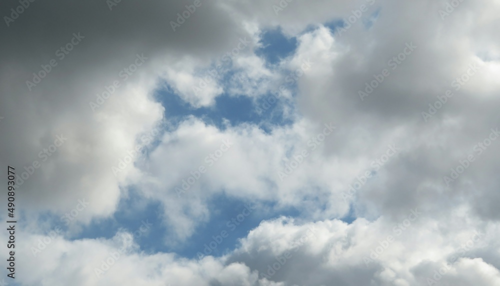 Beautiful cloudscape in the sky, natural clouds background