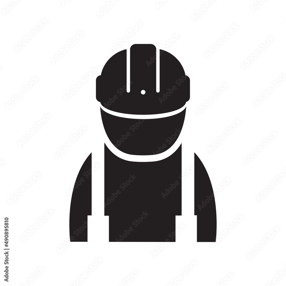 Fototapeta premium construction helmet icon template that you can use for your needs