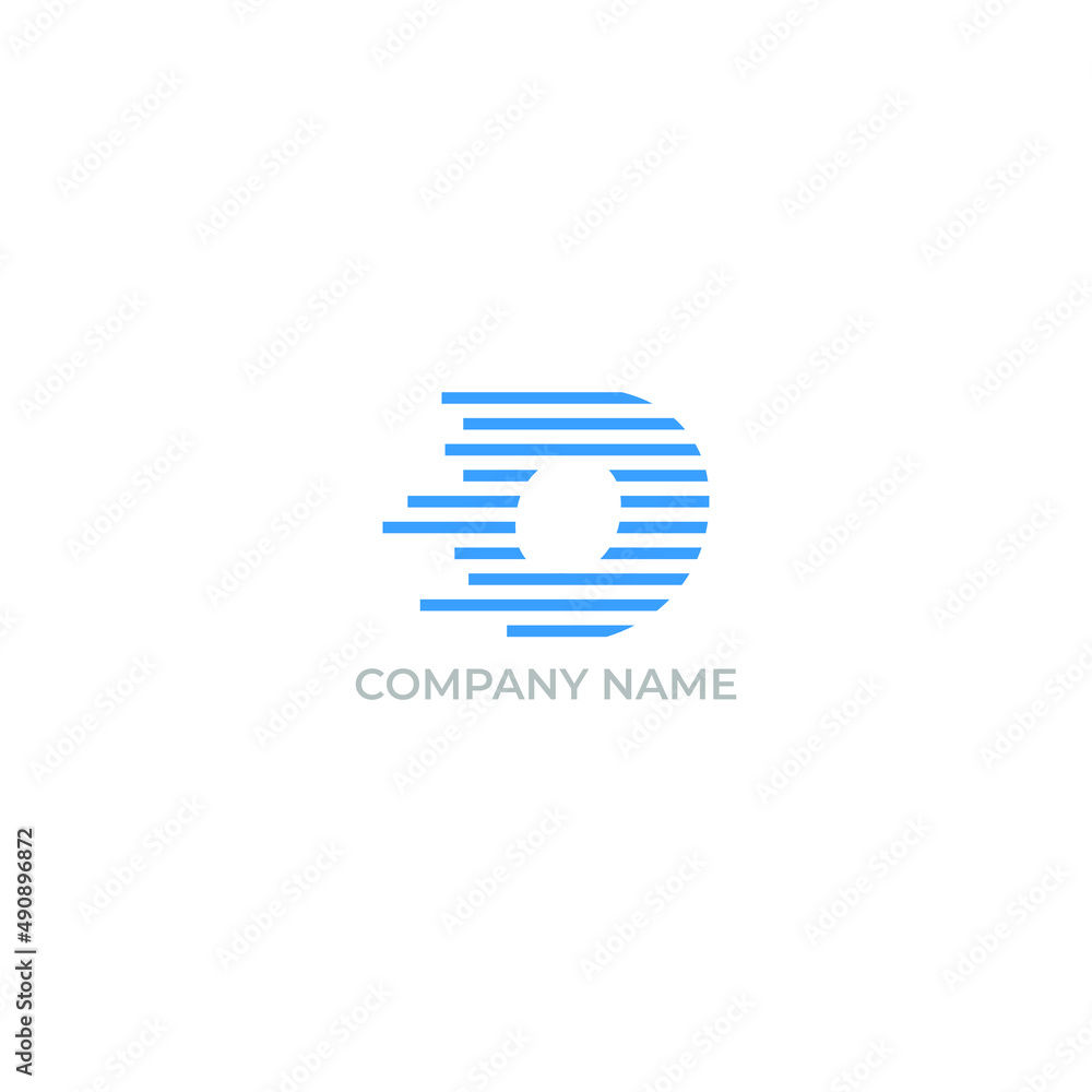 Creative, Clean, Modern O letter Logo Design On White background. Creative, Clean, Modern O letter Logo Design On White background.